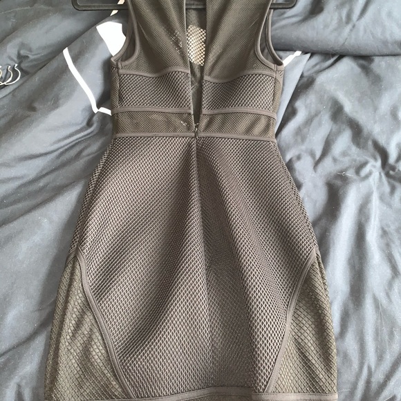 Black Mesh Dress - Picture 2 of 2